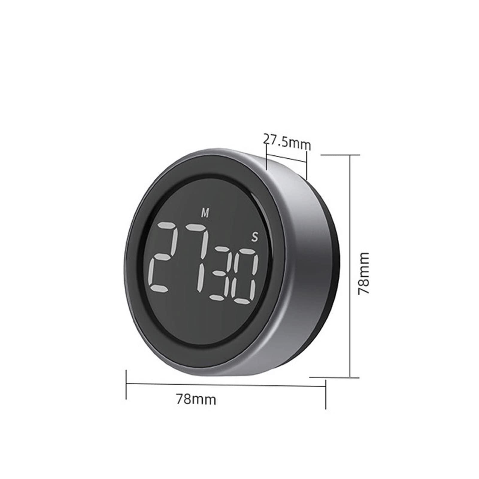 Backofenthermometer, Küchentimer Digitaler Timer Manueller Countdown-Wecker Mechanischer Kochtimer Kochdusche Stoppuhrzähler