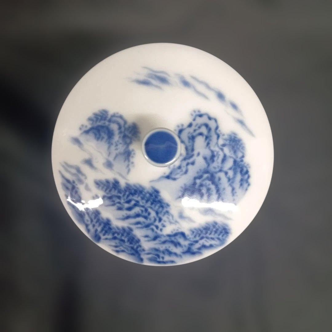 【未使用】有田焼 蓋付き湯呑 ペア（夫婦湯呑）山水画 ※微細な欠けあり Amazon.co.jp: 有田焼 蓋付き湯呑 ペア（夫婦湯呑）山水画 ※微細な欠け
