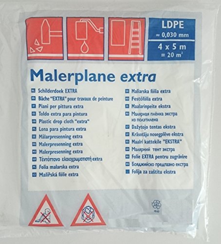 Unbekannt CE96945010 - Telone da costruzione, 4 x 5 m, 30 my