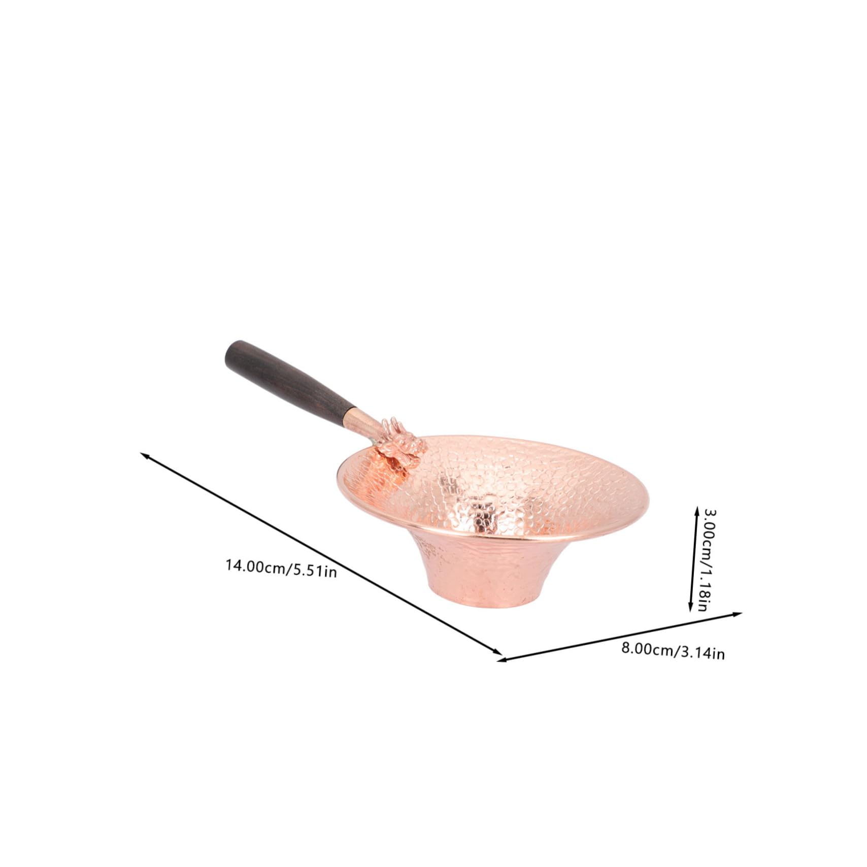 Kupfer Teesieb mit Ergonomischem Griff Feinmaschiges Wiederverwendbares Teefilter für Losen Tee Tee Ei mit Robustem Netz für Haushalt und Teezubereitung