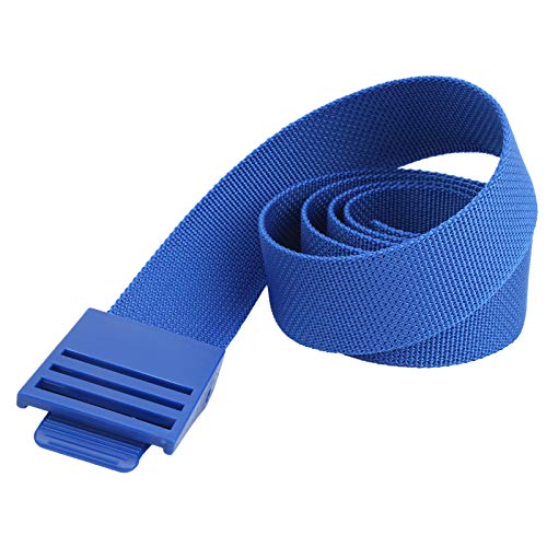 Gavigain 150CM Diving Weights Belt Nylon Webbing Waist Belt with Plastic Buckle Accessory (Blue)