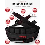 Ultimate Belt for Belt Squats, Rack Attachment and Squat Machine, Structured Back Support, Stays Low During Down Movement, Padded Hip & Thigh Area, Buckle Strap - No Sliding Down, Heavy Duty - Image 2