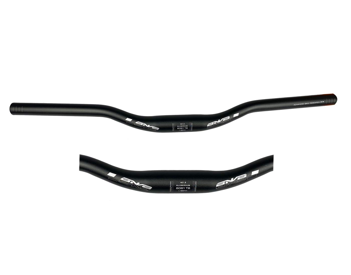 Manubrio Bicicletta in Alluminio MTB Riser Bar Piatto 31.8/580mm