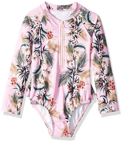 Image of Seafolly Girls' Long Sleeve Surf Tank One Piece Swimsuit