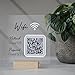 Pahdecor 3D Wifi QR Code with Base, Scannable Wi-fi Signage, Custom 5