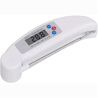 Kitchen Thermometer,Instant Read Meat,Folding Stainless Probe Digital Cooking