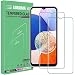 Produktbild AOKUMA für Samsung Galaxy A14 5G/4G Panzerglas, 2 Stücke Glas kompatibel mit Samsung Galaxy A14 Schutzfolie, Premium Glasfolie mit 9H Härte, Anti Kratzer, Splitterfest,Anti-Öl,Anti-Bläschen