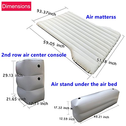 LMZX Model X 6 Seater Air Bed Travel Camping Outdoor MPV Inflatable Mattress for Tesla Model X 6 Seater Accessories