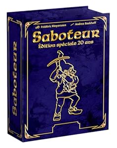 Jeu de Rôles aux Secrets Bien Gardés - Saboteur - Édition Anniversaire Gigamic