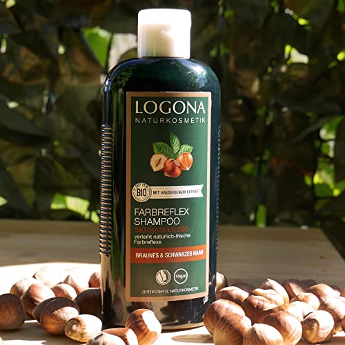 Tönungsshampoo Logona Farbreflex für braunes und schwarzes Haar