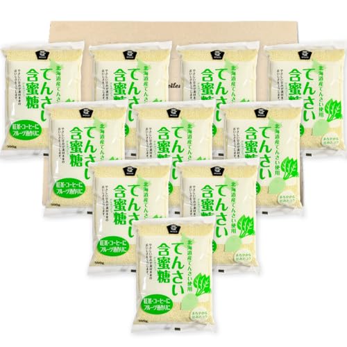 ムソー 北海道産 てんさい含蜜糖 500g ×10袋セット PSJBOX 砂糖 業務用 てんさい糖