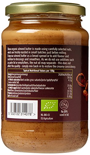 Biona Organic Almond Butter, 350 g - 5