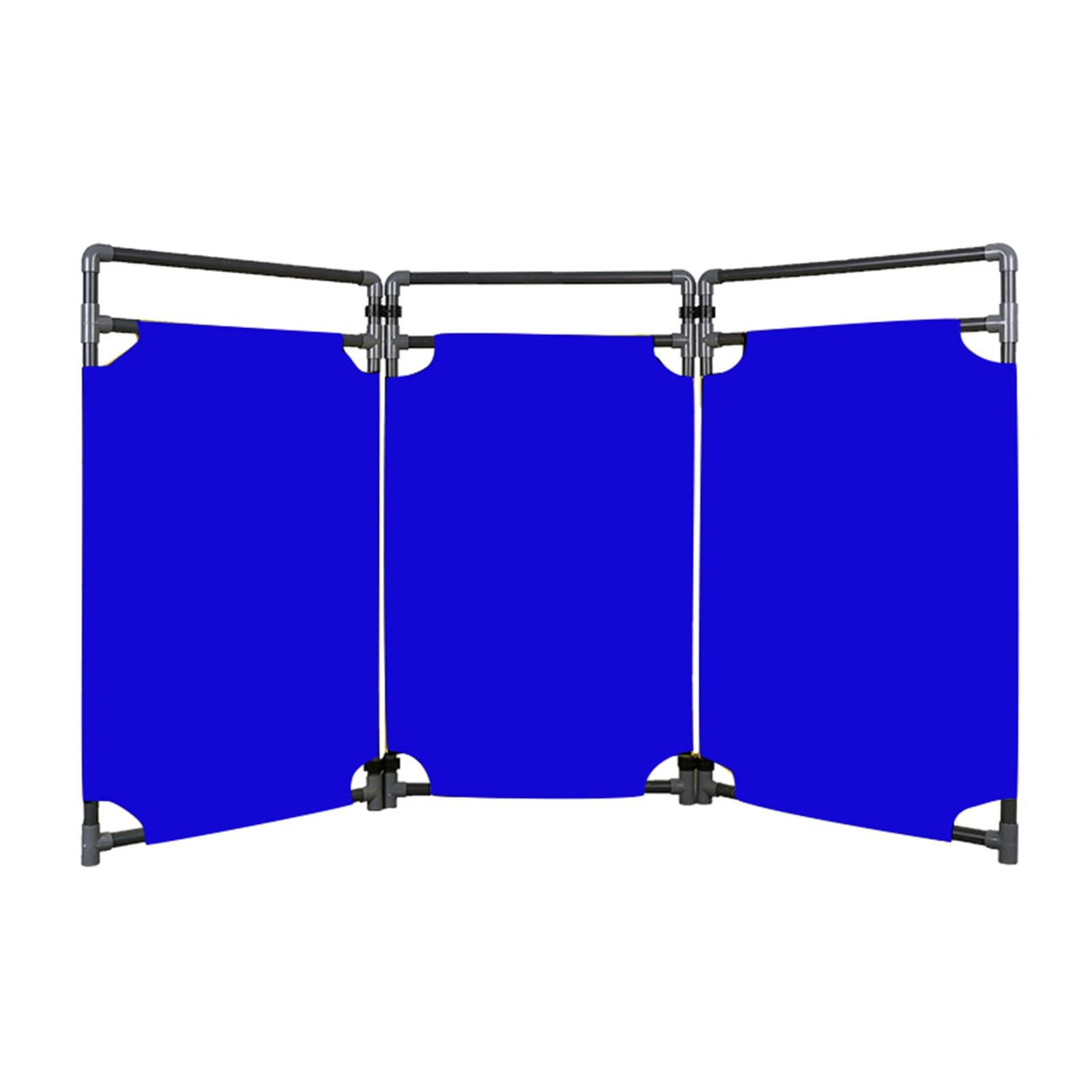 GHHVFEC Retractable Traffic Barricade Panels - Portable Safety Barrier for Driveways Garage and Elevators - Foldable Traffic Fence 99cm High Blue - 1 Set