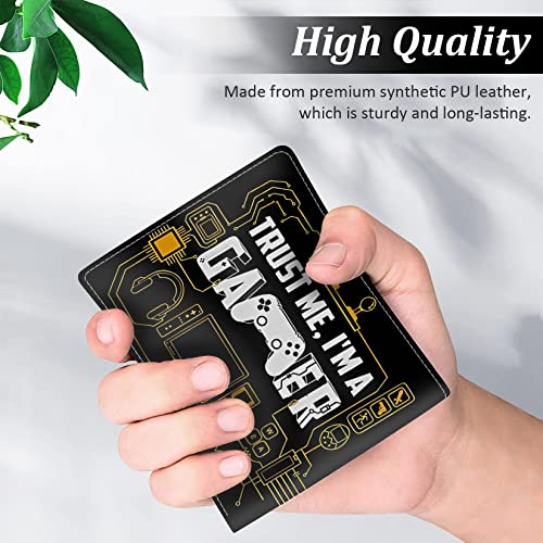 Teen Boys Wallet - Cool Wallet for Boys Game Design Slim Thin PU Leather Bifold Rfid Blocking Zipper Black Men Boy Purse with Credit ID Card Cash Holder Coin Pocket ID Window4