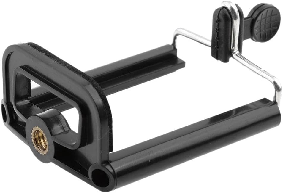 Camera Stand Clip Bracket Holder Tripod Monopod Mount Adapter for Mobile Phones (Premium (Single))