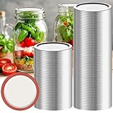 Aliggbent 160 Pcs Regular Mouth Canning Lids 70MM Airtight Split-Type Lids for Mason Jars Regular Mouth, Leakproof Bulk Canning Jar Lids for Food, Jam, Fruits & DIY Decor
