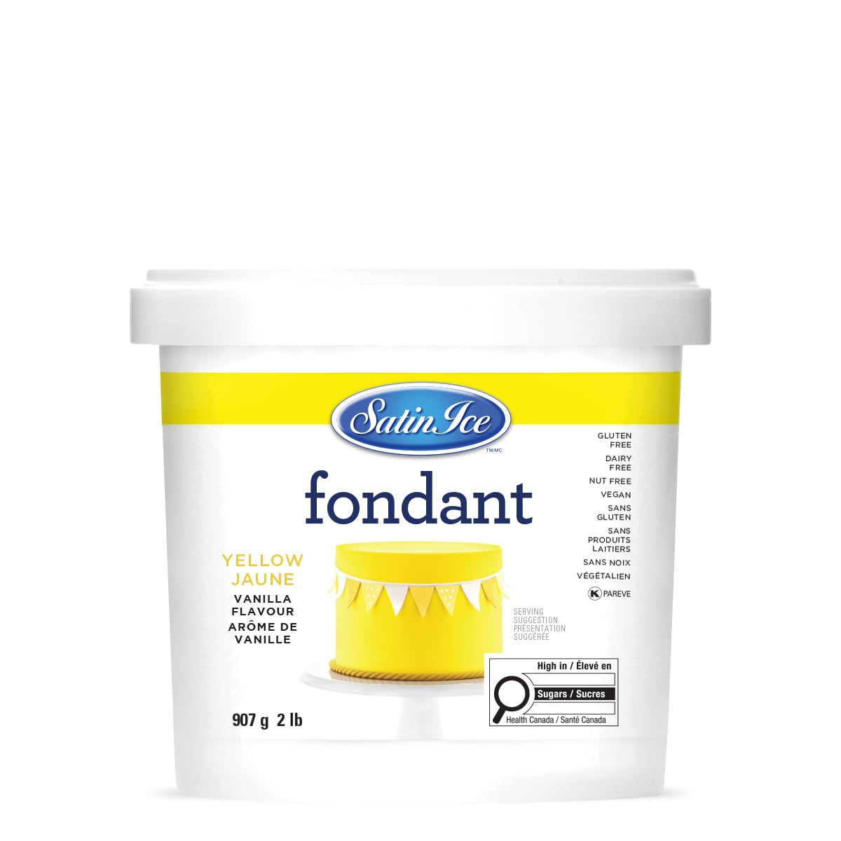Satin Ice Black Fondant, Vanilla, 1 Kilogram — view 37