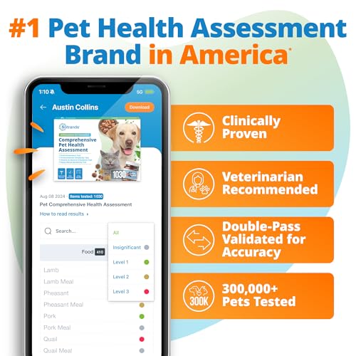 5Strands Pet Food Intolerance, Environmental & Heavy Metal Sensitivity, and Nutritional Imbalance Test, 1036 Items Tested, Cat & Dog Gut Health Test for All Breeds & Ages, Results in 4 Days - Image 3