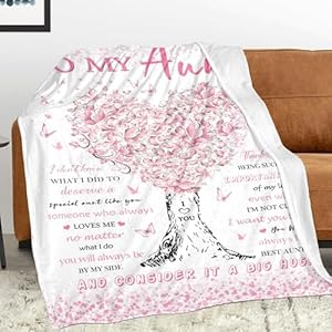 Auntblanketauntgiftsfromniecenephewbirthdaygiftsforauntuniquepinksoftwomenthrowblanketgiftsformothersdaychristmaswarmplushflannelfleeceblankets60x50tomybestaunt Urban Country Home Decor Aunt blanket aunt gifts from niece nephew birthday gifts for aunt unique pink soft women throw blanket gifts for mothers day christmas warm plush flannel fleece blankets 60×50 to my best aunt urban country home decor