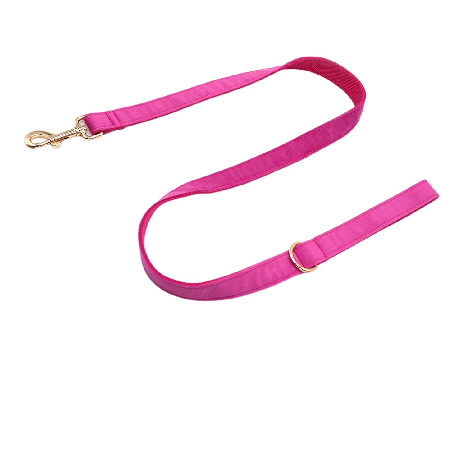 Dog Leash with Metal Clip, Multiple Colors, Width 0.79 inches, Length 3.6 feet, in the Same Color as the Collar(Bright Purple, Match XS/S Size Collar)