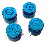 Gametown Metal Blue 9mm Bullet Custom buttons for PS4 DualShock 4 Controllers