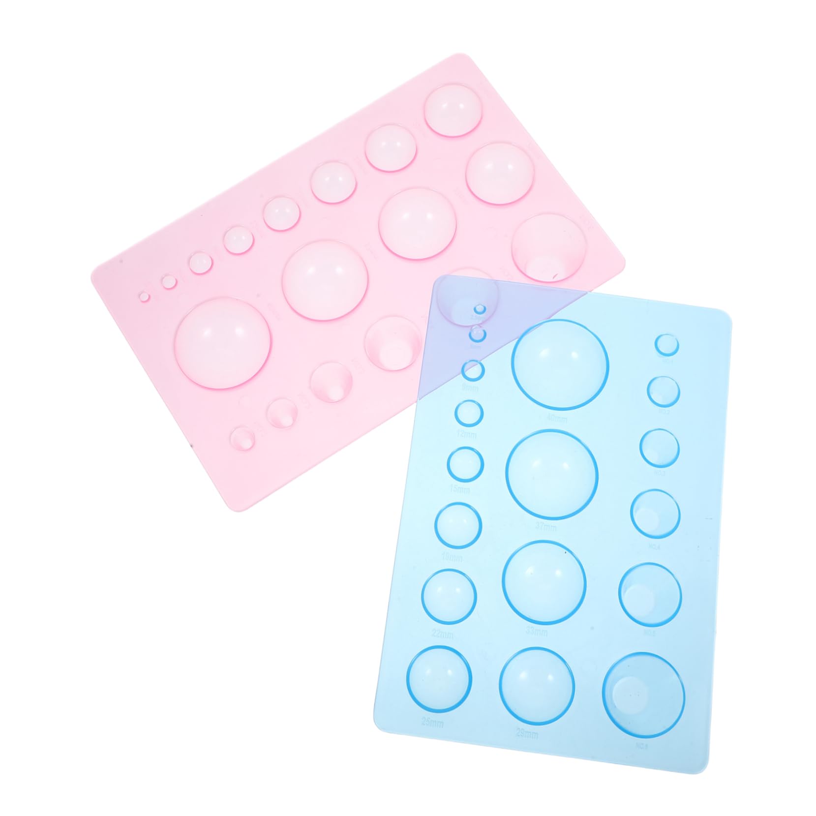 VILLCASE 2pcs Manual Mud Extractor for Clay Sculpting Half Round Ball Shape Molds Pp Material Ideal for Kids and Adults DIY Handcrafts