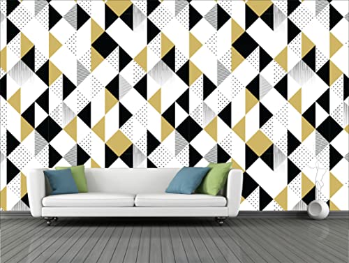 Image of CABANA HOMES Wall Stickers Geometrical DIY Wallpaper for Furnitue (45 x 125 cm, 2 Rolls) (12 sq. ft) Decals Self Adhesive Wardrobe, Door, Almirah, Office