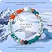 Lokai NFL Football Collection Silicone Beaded Bracelet, Miami Dolphins Home Field - Medium Size, Slide-On Style, Officially Licensed Product