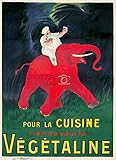 vegetaline quel rayon SANS CADRE Herbé ™ PUB VéGéTALINE Rzcj-Poster/Reproduction HQ 45x60cm d\'une Affiche Vintage