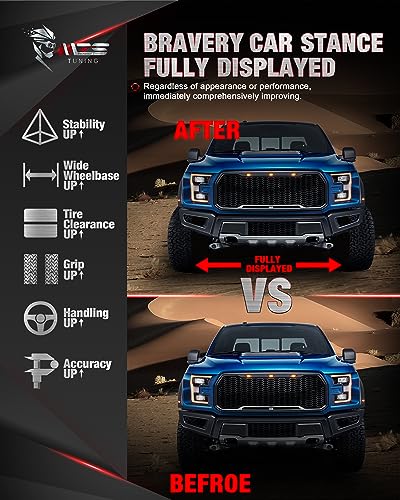 Image of MZS Wheel Spacers 2 inch 6x135 M14x1.5 87.1mm for 2015-2026 F150 4Pcs