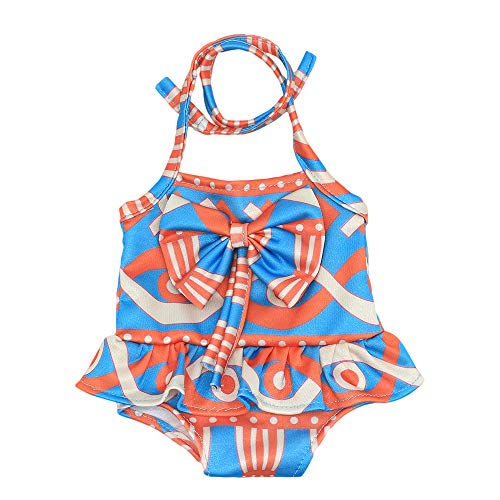 ZWOOS Costume da Bagno per Bambole, Abbigliamento in Cotone per 18' Bambolotti (40-45 cm)