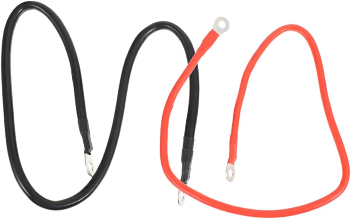 6 Gauge Battery Cable Kit 6awg Wire Set for Automotive Rv Marine Solar Positive Negative Connectors