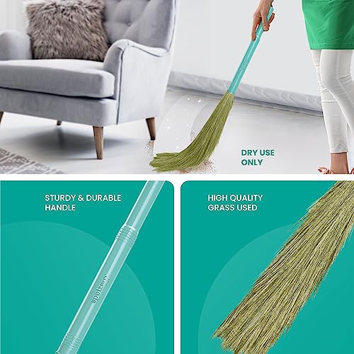 Image of Spotzero By Milton Navratna Broom Gass Used |Dry use |Study and Durable Handle| Color Green