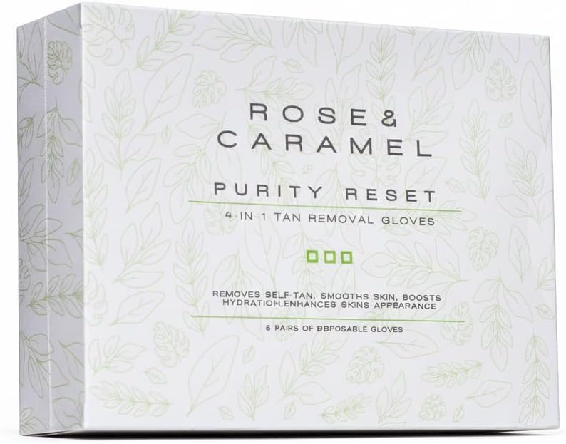 Rose & Caramel Tan Removal Gloves