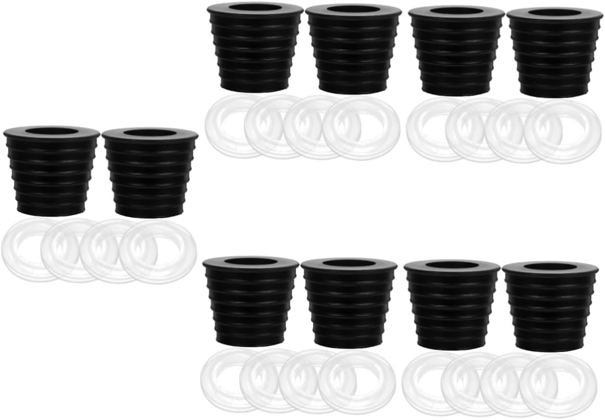 POPETPOP 10sets Parasol Accessories Patio Umbrella and Hole for Outdoor Tables and Material Reduces Friction and Prevents Damage