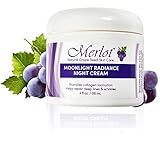 Merlot Anti-Aging Moonlight Radiance Night Cream Promotes Collagen Formation reduces lines and wrinkles