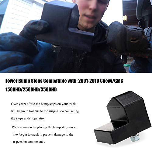 Control Arm Bumper K201426 Front Lower Suspension Control Arm Bumper 2 Pack Compatible With Chevy/Gmc Silverado Sierra 1500Hd 2500Hd 3500Hd Avalanche Suburban Tahoe Yukon Lower Bump Stops #TOP1