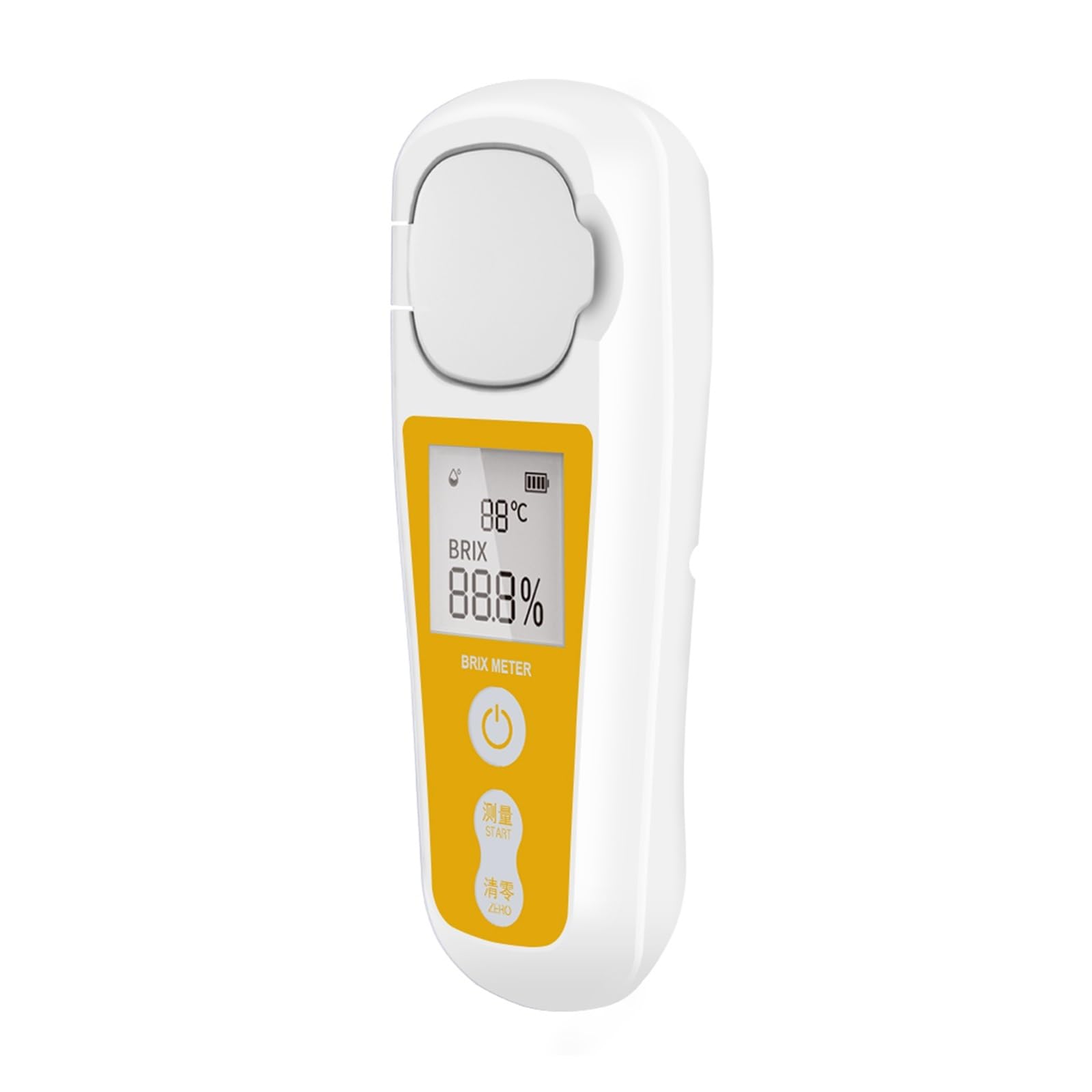 EDEDE Brix Refraktometer, Refraktometer Zucker Meter Refratometro Wein Bier Alkohol Frucht Konzentration Hydrometer Densitometer Saccharimeter for Weinherstellung(0~35%)