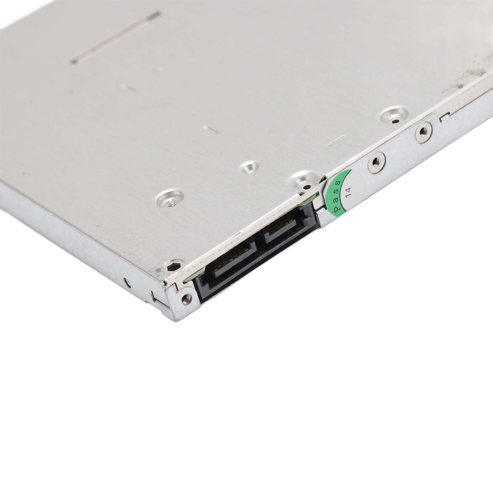 Zunate Enregistreur de CD DVD de Remplacement, Lecteur de Graveur de CD DVD Série SATA Slim pour Ordinateur Portable, Lecteur de Graveur de CD DVD en Alliage D'aluminium (9,5 mm)
