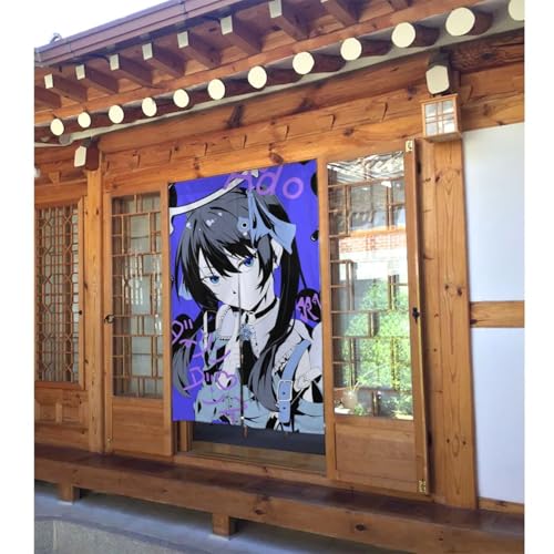 写真 Ado (11) のれん 間仕切り 目隠し 暖簾 ドアカーテン ロング 和風 遮光 厚手 柔らかい 飾り 玄関/廊下/寝室/部屋/出入り口/キッチンに プライバシー保護