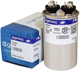 GE Genteq Round Capacitor 12.5 uf MFD 370 Volt Z97F5067 97F5067