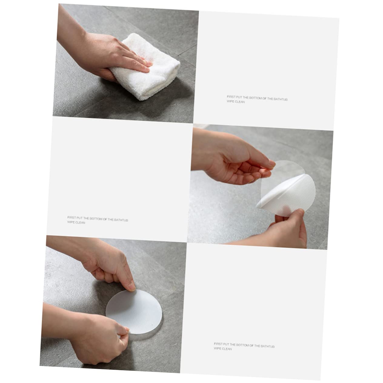 Cabilock 60 Piezas Cinta Adhesiva Impermeable Pegatinas Impermeables Pegatinas De Calcomanías Pegatinas De Dibujos Animados Cinta Antideslizante Ronda Bañera Pegatinas