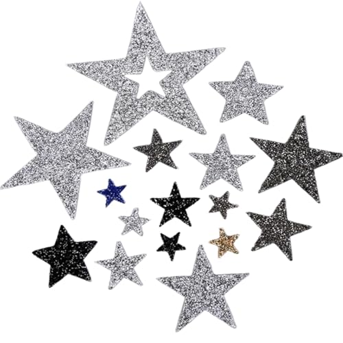 Étoile thermocollante strass fer sur patch pour vêtement sac chaussure - 2
