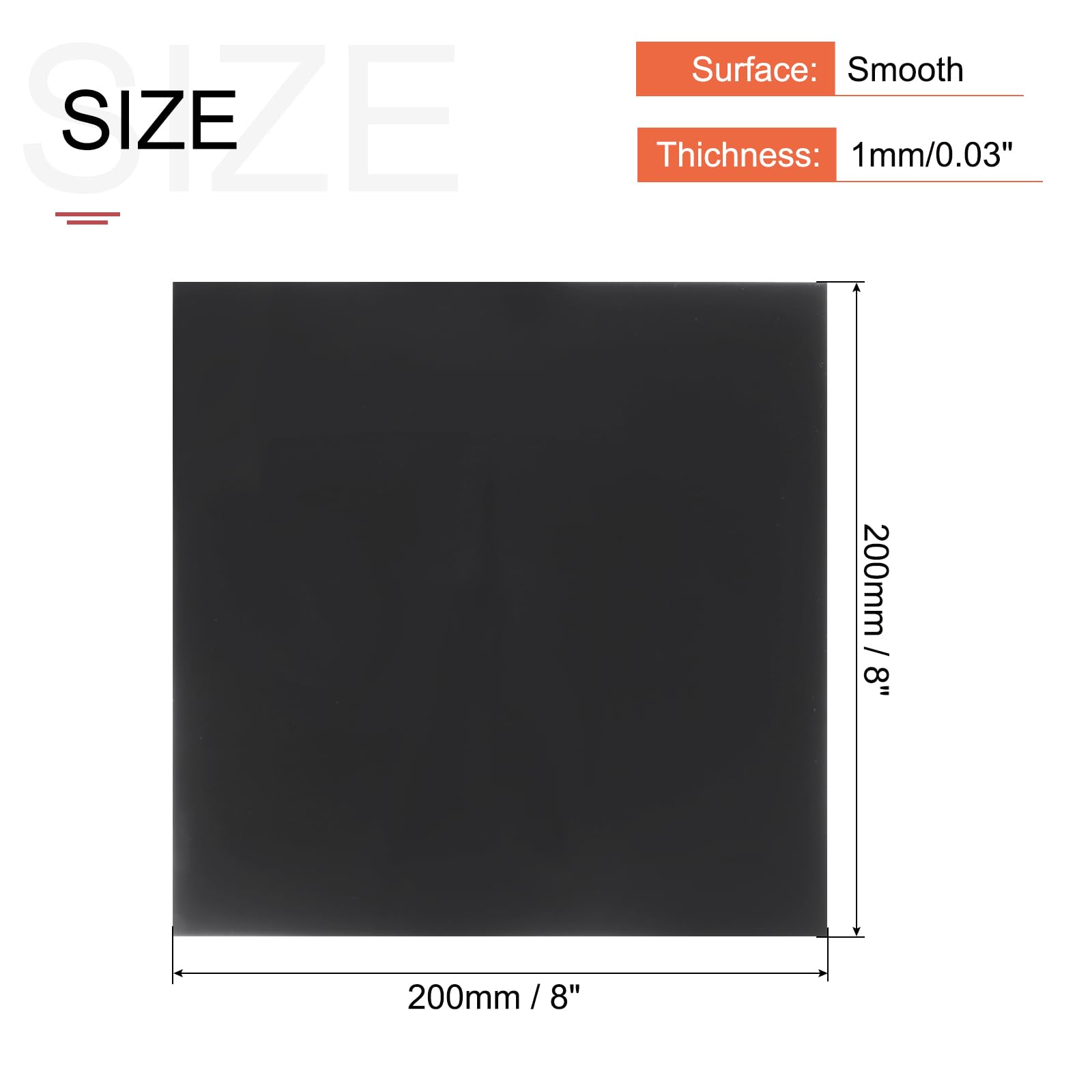 OLYCRAFT ABS-Kunststoffplatte 2er Set – 30x20cm,  Produktbild-Vorschau 2
