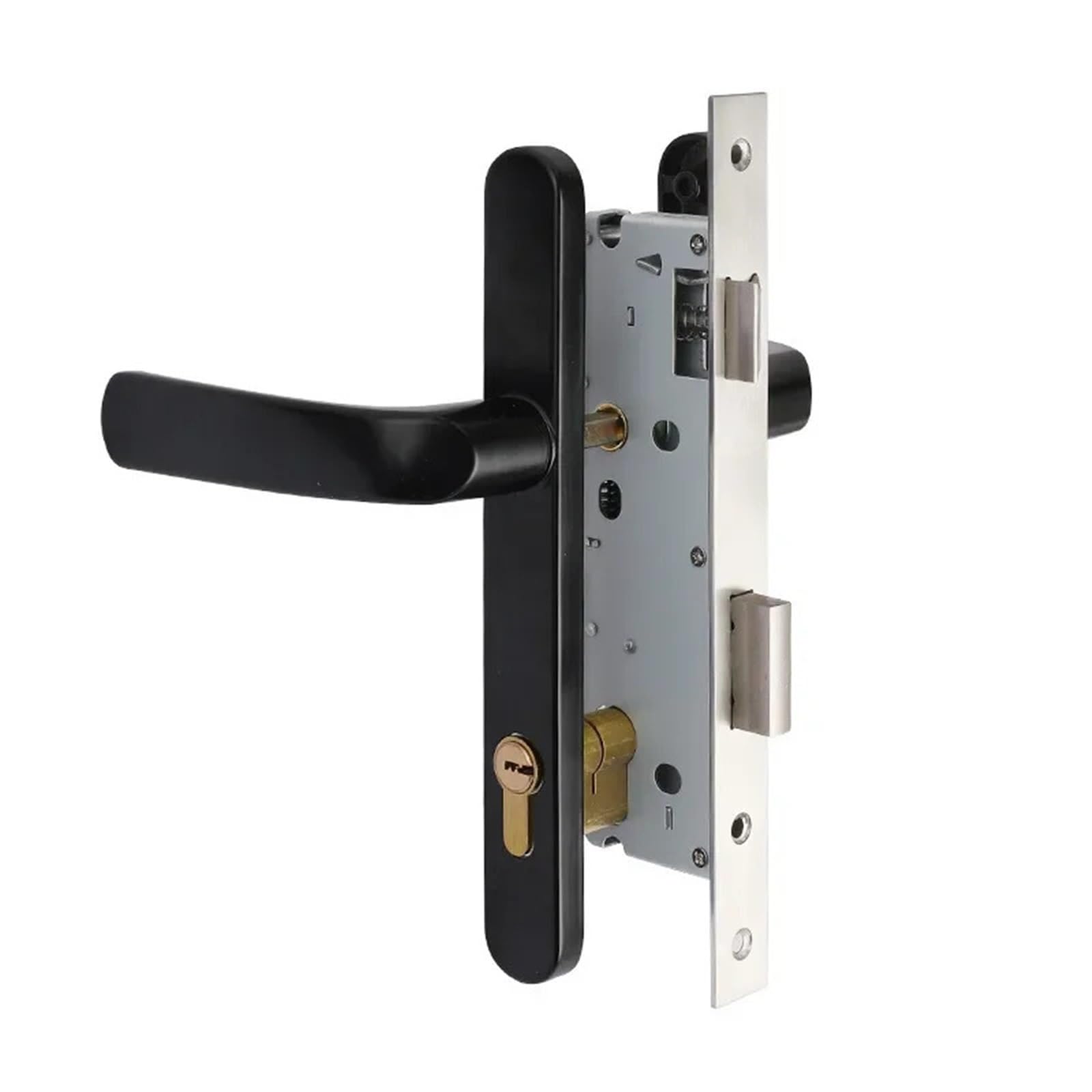 Sxolcoufoh Over 8535 Points A Broken Bridge Aluminum Alloy Swing Multi-Point Handle Lock 1Pcs(Over 8535 Points A)