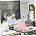 SEWACC 1 Set Protection Board Office Desk Privacy Folders for Students Desk Separator Panel Portable Countertop Barrier Self Standing Sneeze Guard Plate Privacy Board PVC