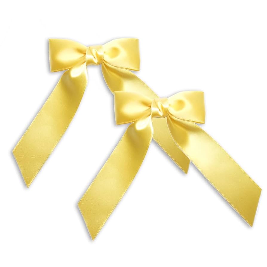 Amazon.co.jp: ヘアクリップ 2個組 カラー リボン サテン 推し