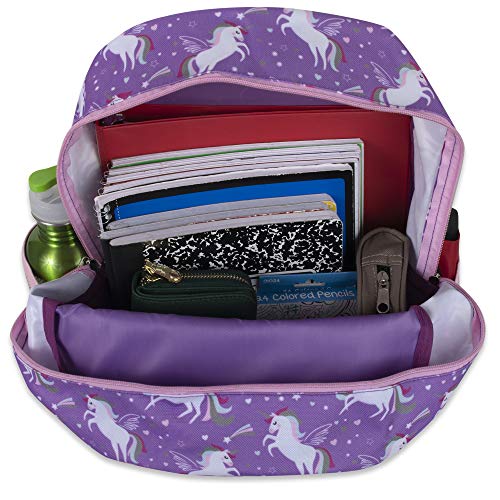 Trail maker 17” Kids Character School Backpacks Plush for Girls with Side Pockets, Padded Straps - Image 4