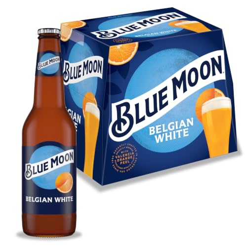 Blue Moon, Belgian White Ale, 12 Ounce, 12 Count
