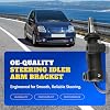 MOOG Front Radius Arm Bushing Kit - Heavy Duty Arm Mount - Idler Bracket & Steering Gear Idler - Wear Resistant Replacement Steering Bracket